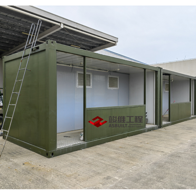 Olive Green Flatpack Container House Buy Army Porta Cabin On Asbuilt