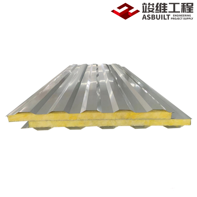 Big Wave Rockwool Sandwich Panel Buy Fire Proof Roof Panel On Asbuilt